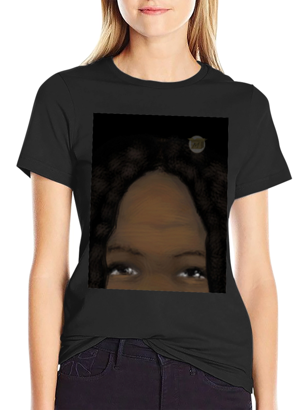 Unique Graphic Print Tee - Express Yourself