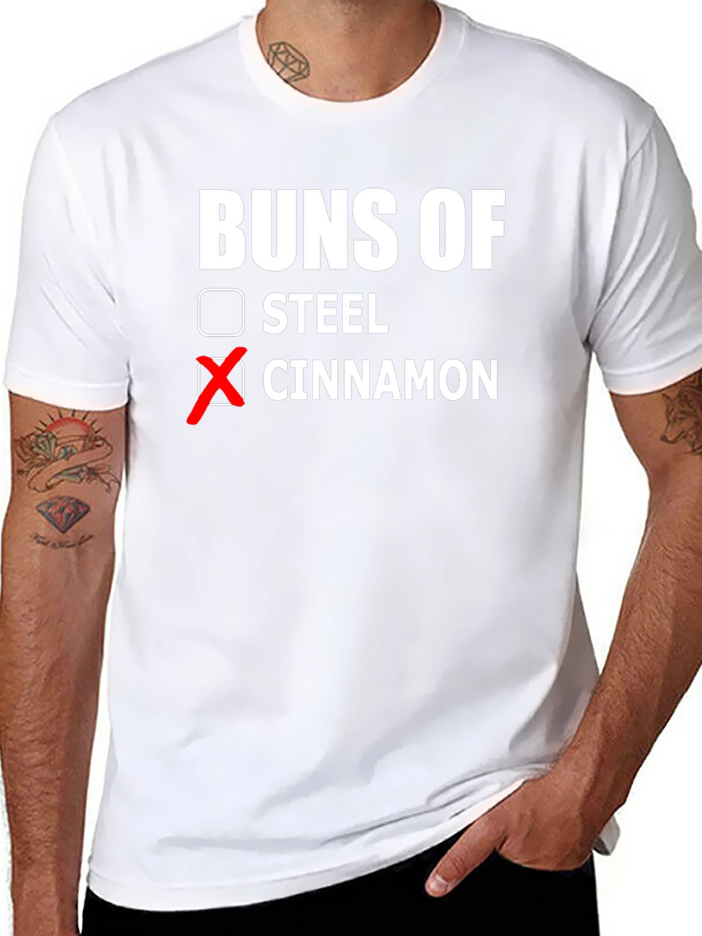 Buns of Cinnamon T-Shirt - Funny Novelty Tee