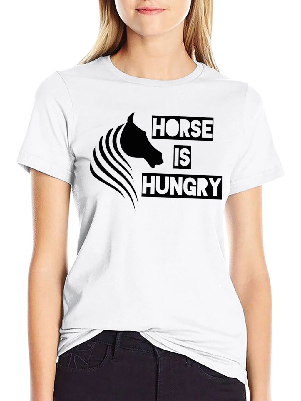 Horse is Hungry Graphic T-Shirt