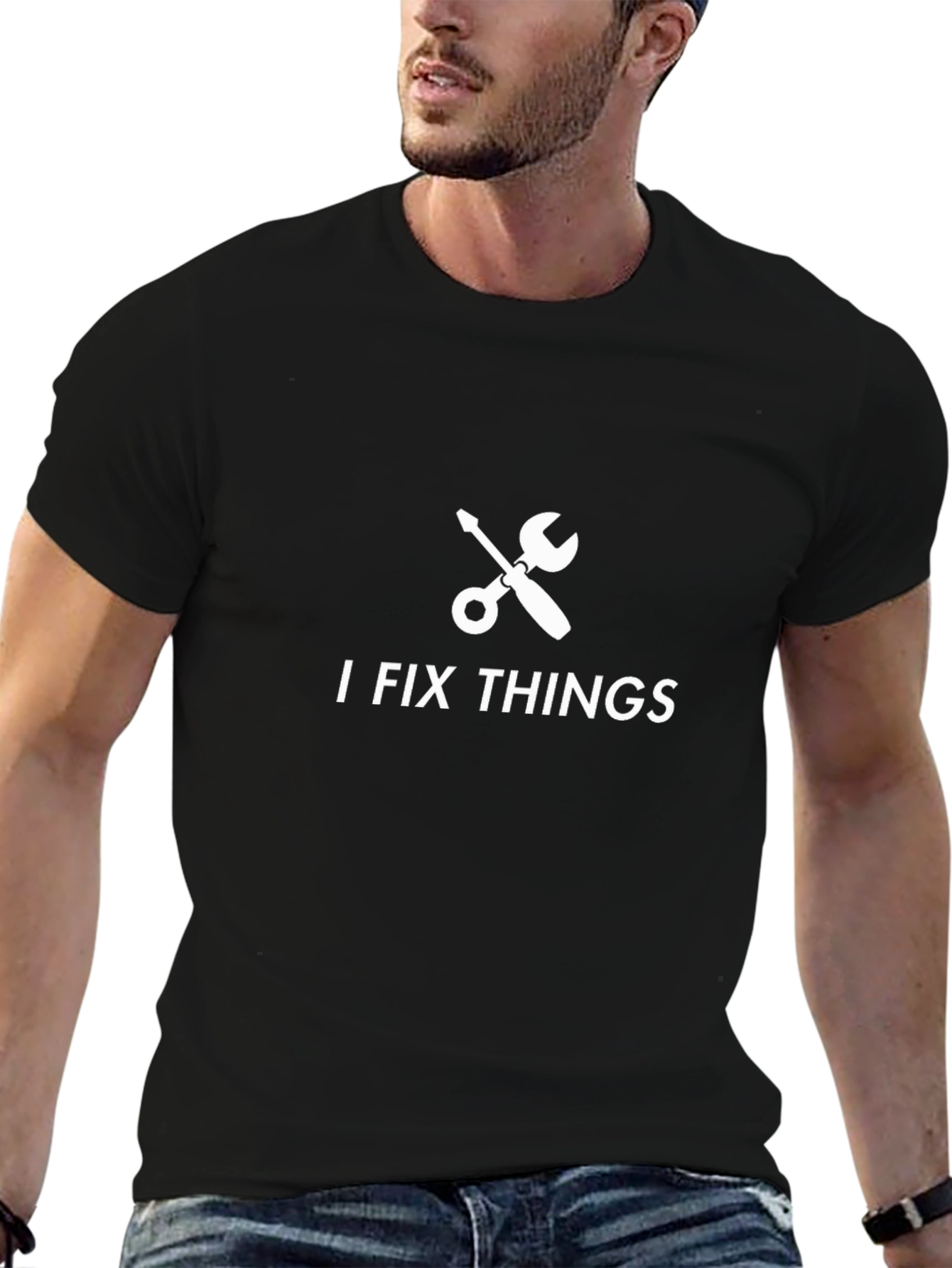 I Fix Things T-Shirt Funny Handyman Tee