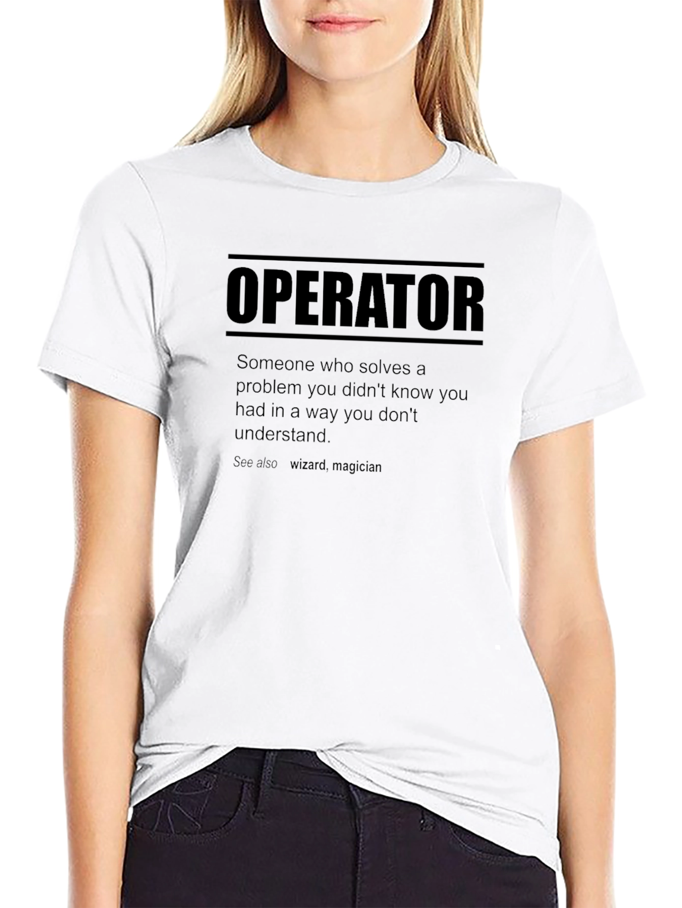 Operator Definition Graphic T-Shirt
