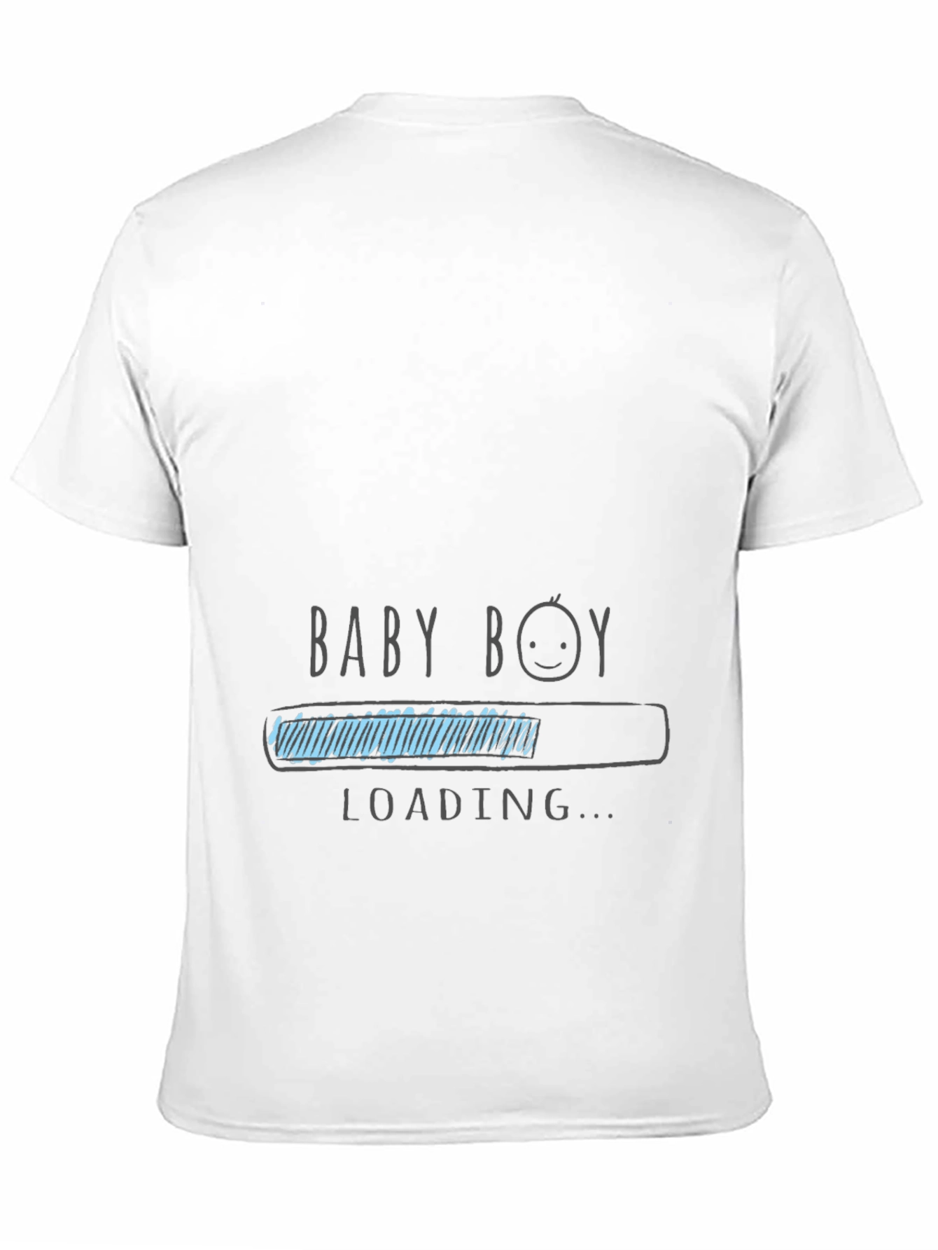 Baby Boy Loading T-Shirt - Expecting Dad Tee