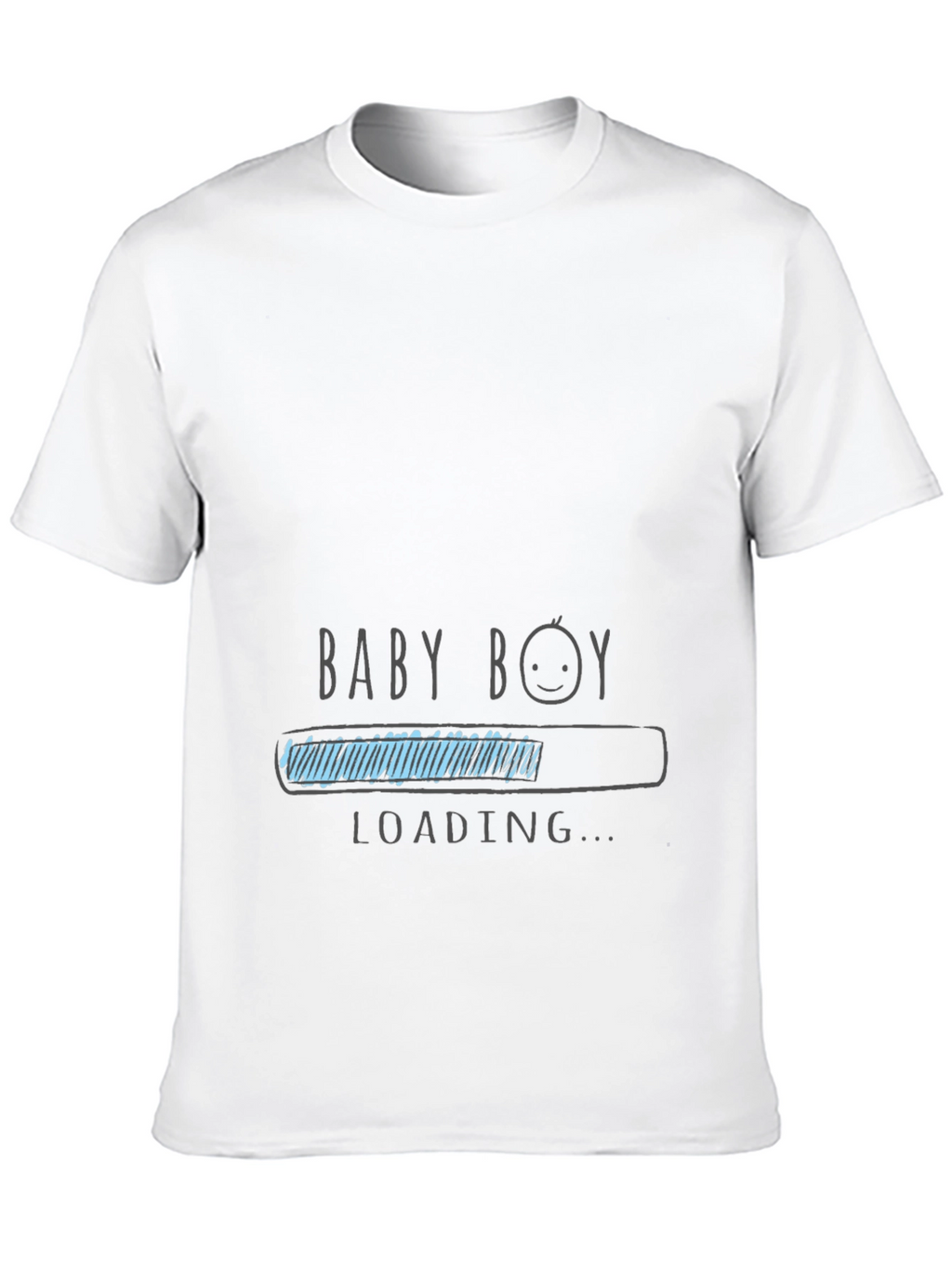 Baby Boy Loading T-Shirt - Expecting Dad Tee