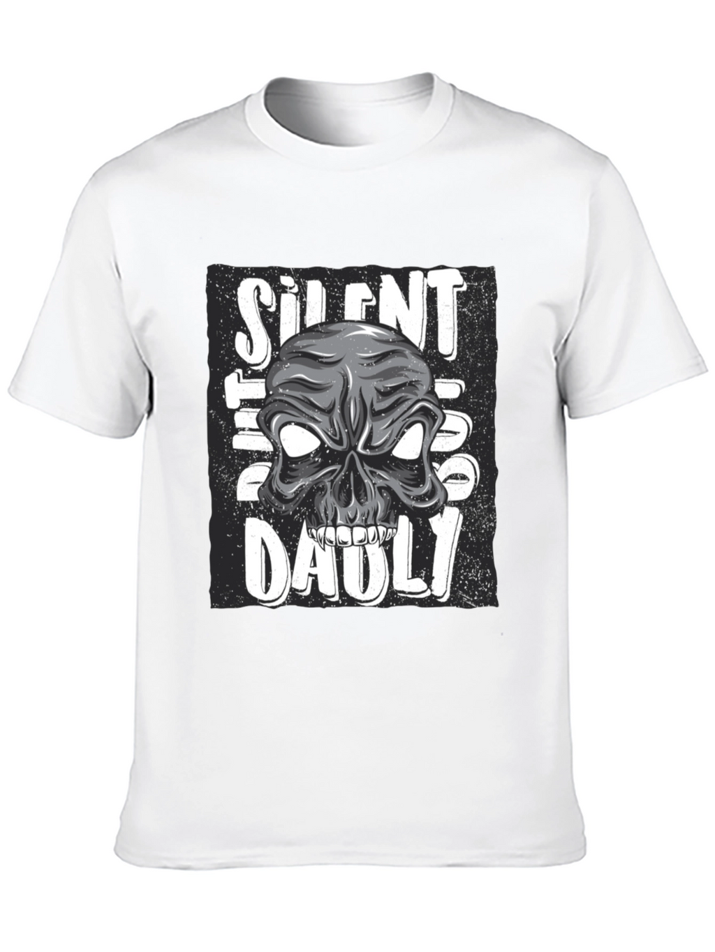 Silent But Deadly Skull Graphic T-Shirt