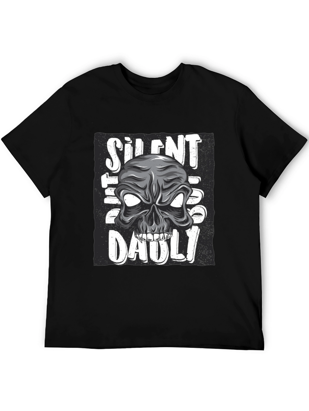 Silent But Deadly Skull Graphic T-Shirt