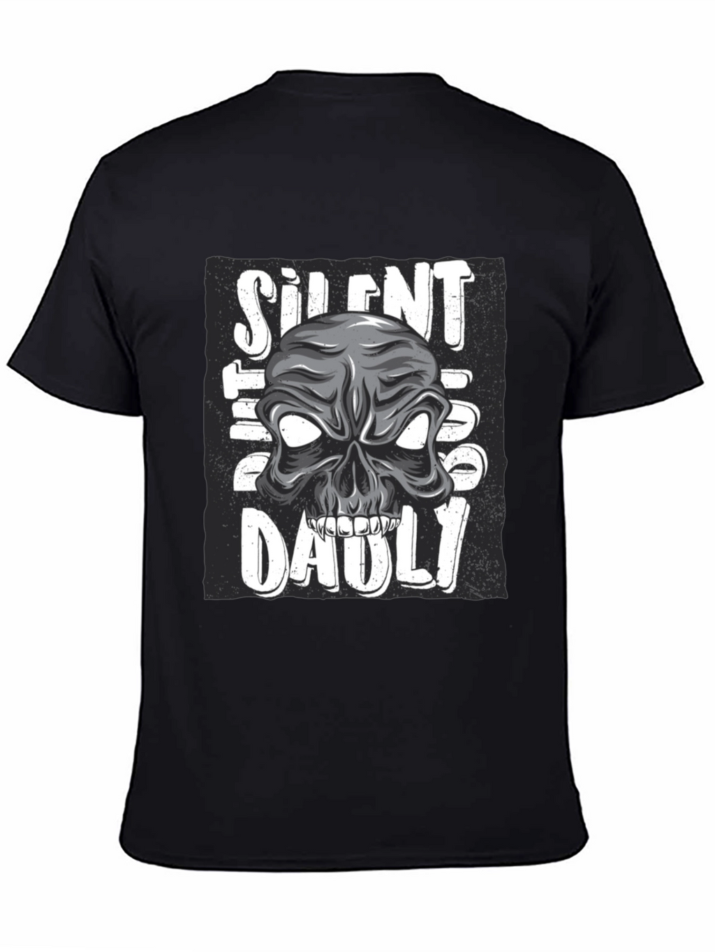 Silent But Deadly Skull Graphic T-Shirt