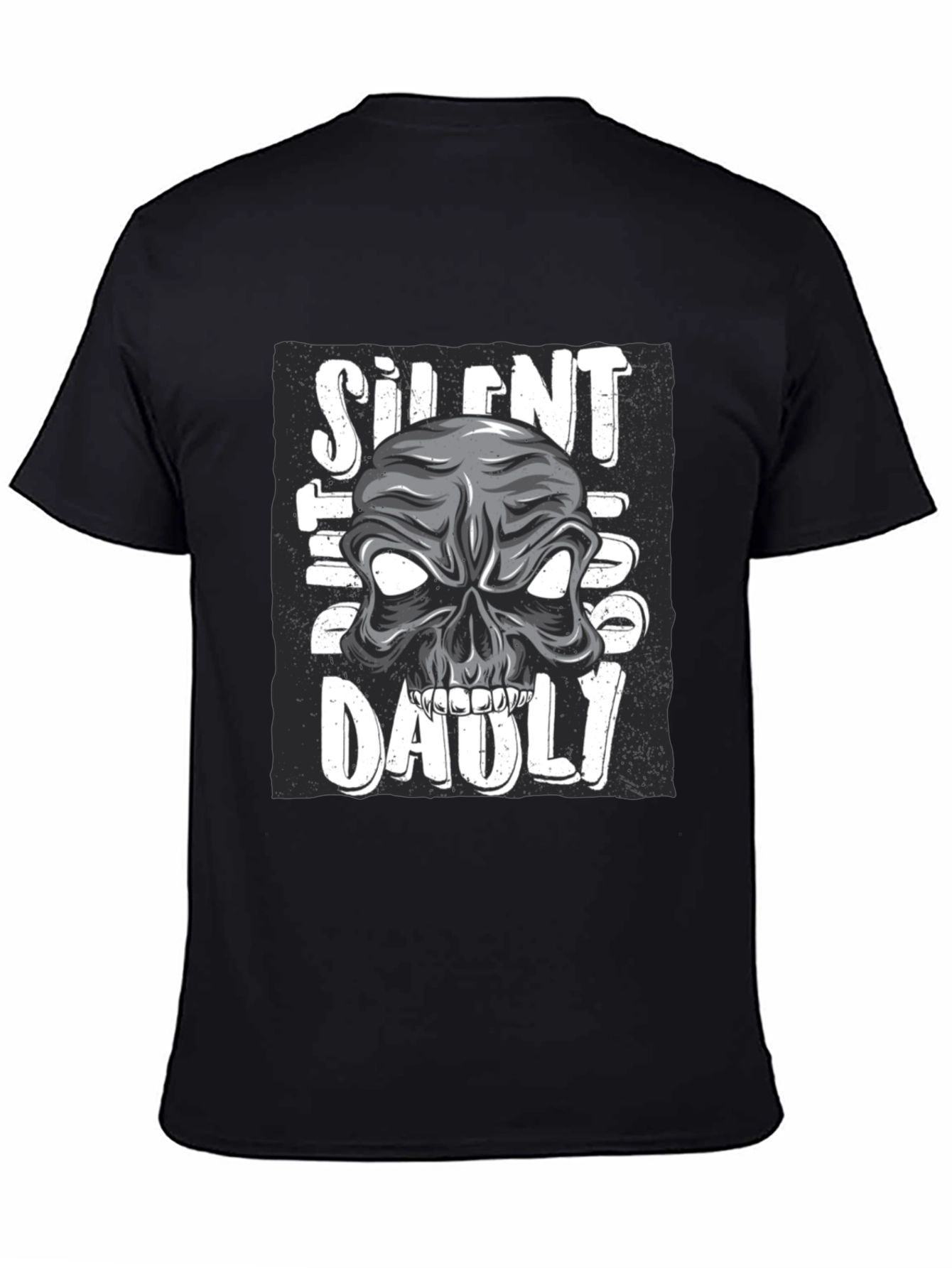 Silent But Deadly Skull Graphic T-Shirt