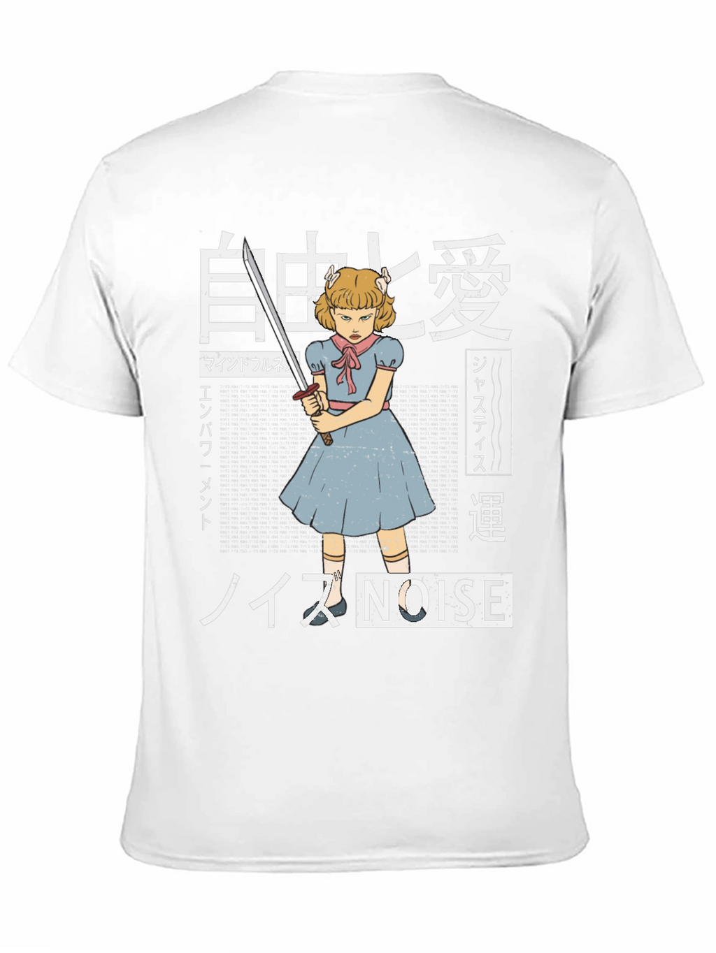 Edgy Anime T-Shirt - Girl with Sword
