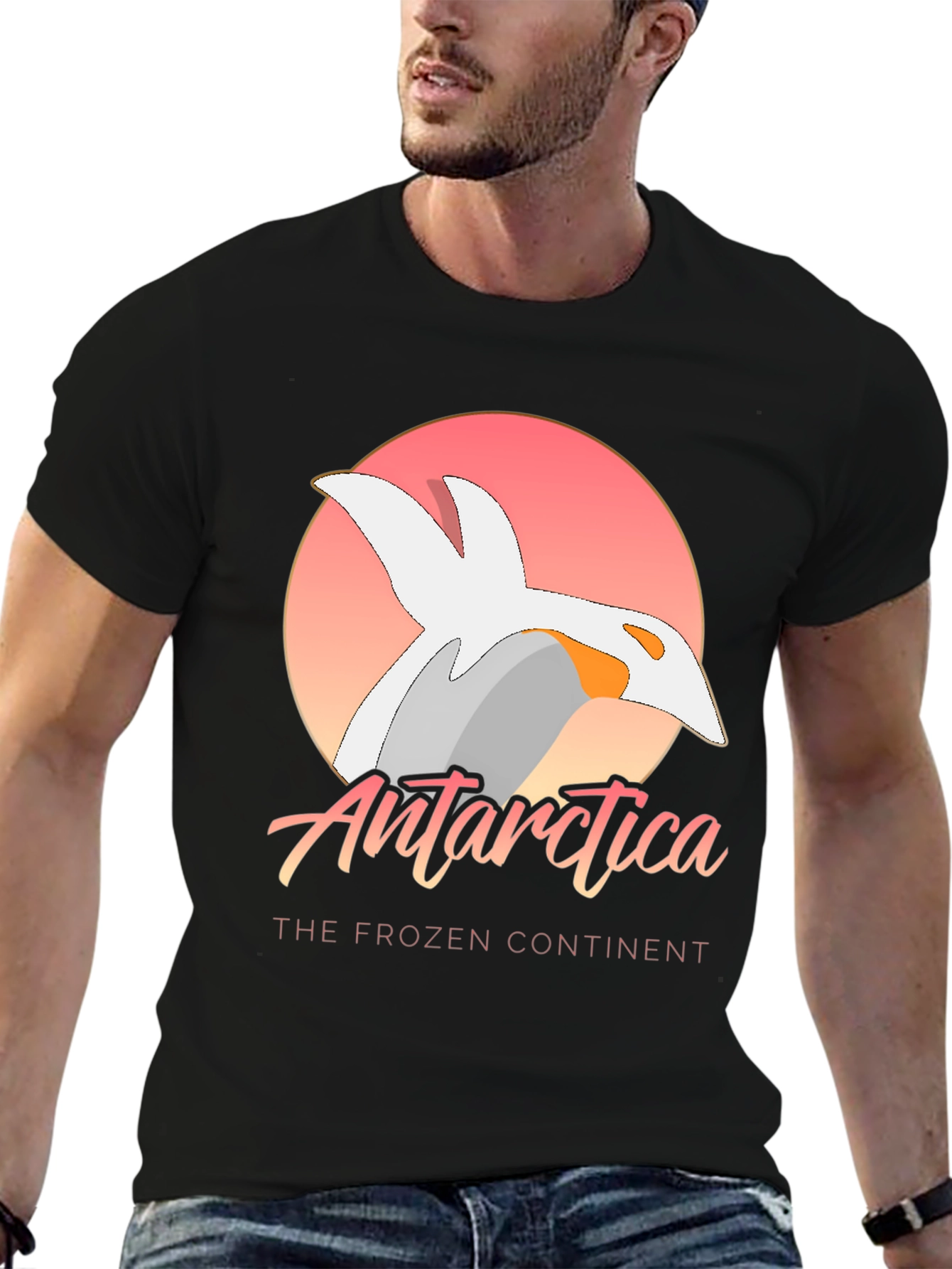 Antarctica Graphic Tee - The Frozen Continent