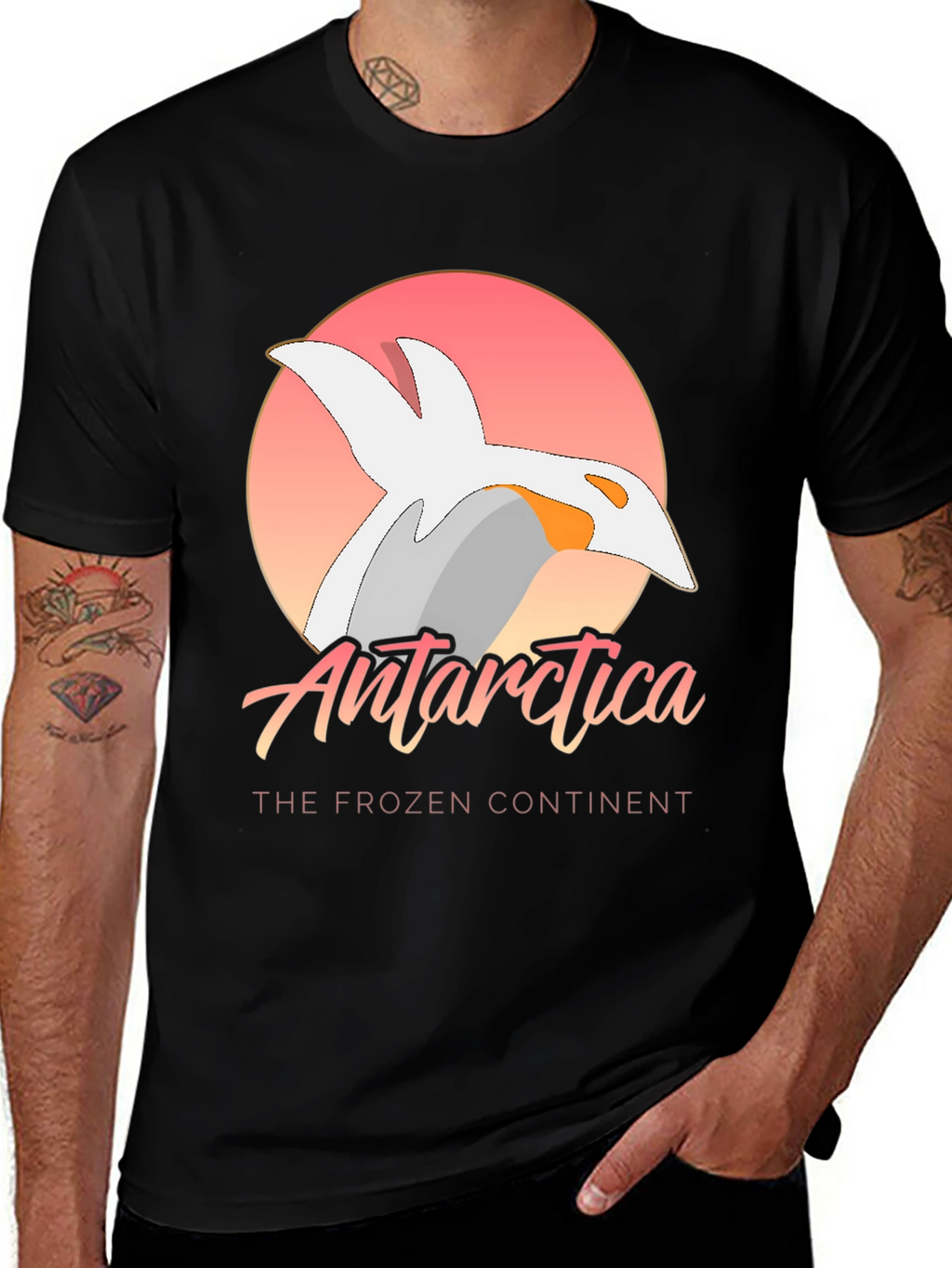 Antarctica Graphic Tee - The Frozen Continent