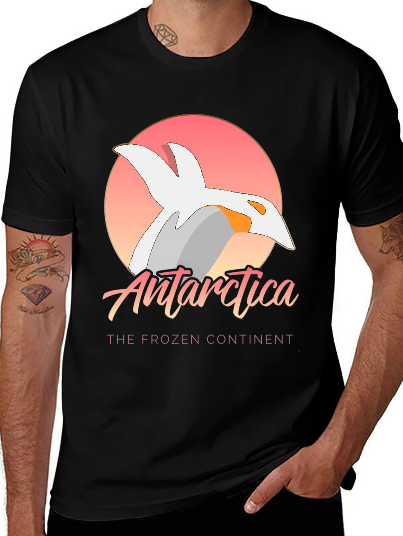 Antarctica Graphic Tee - The Frozen Continent