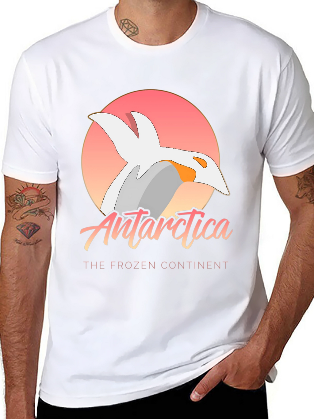 Antarctica Graphic Tee - The Frozen Continent
