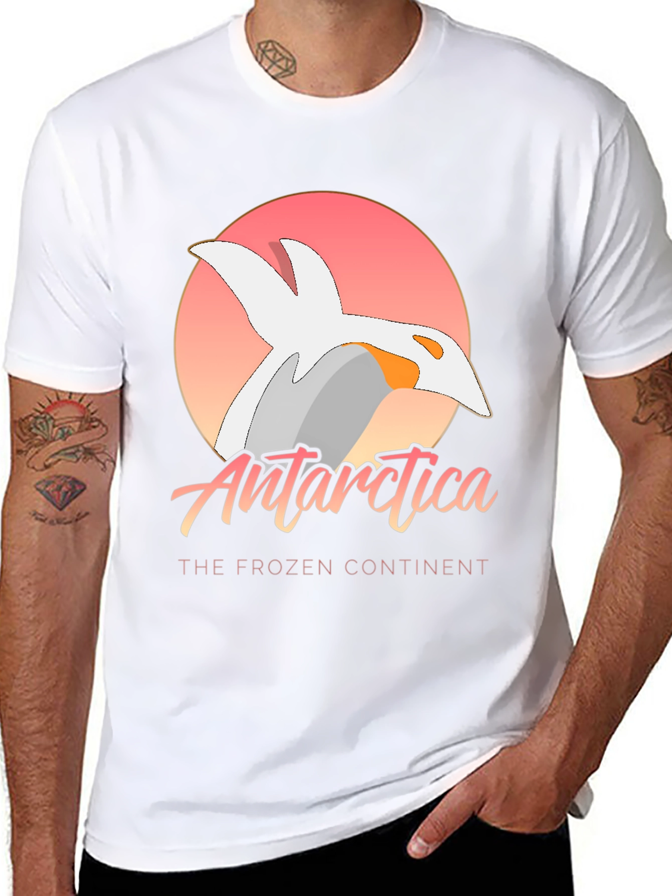 Antarctica Graphic Tee - The Frozen Continent