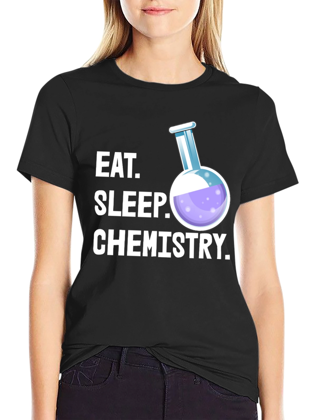 Eat Sleep Chemistry T-Shirt - Science Student Tee