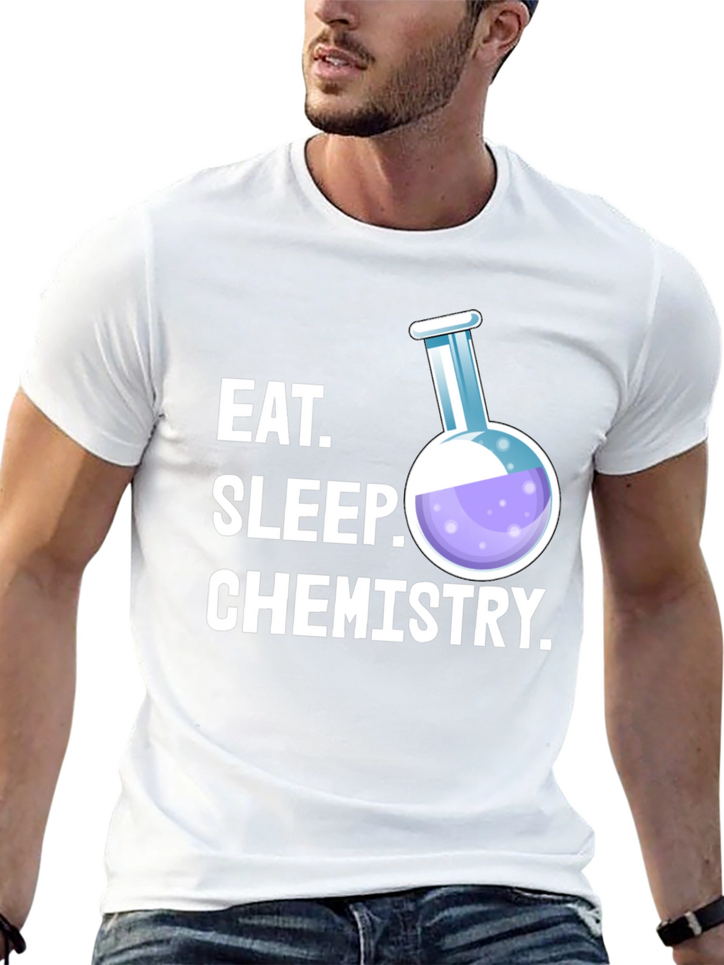 Eat Sleep Chemistry T-Shirt - Science Student Tee