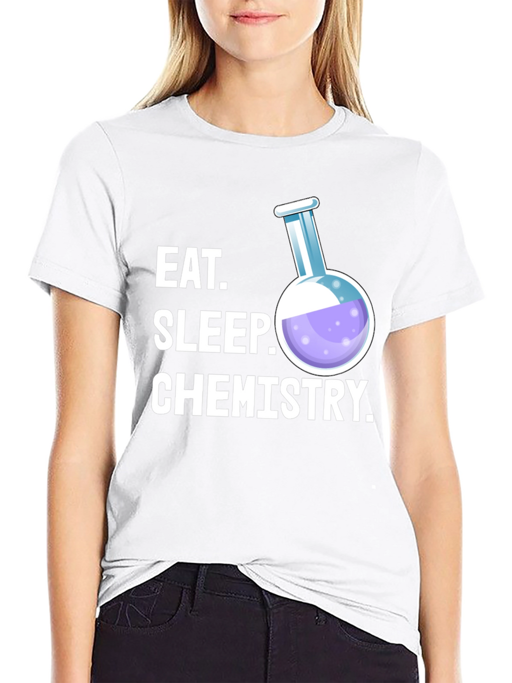 Eat Sleep Chemistry T-Shirt - Science Student Tee
