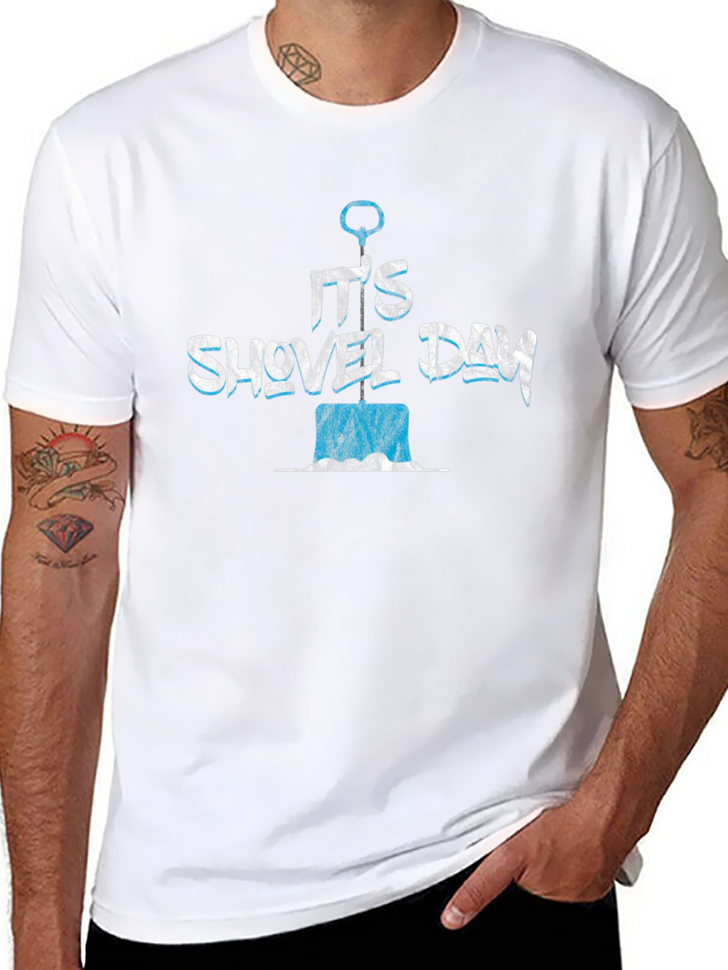 Its Shovel Day T-Shirt - Novelty Design
