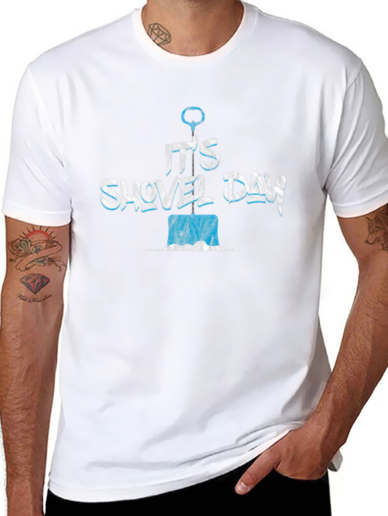 Its Shovel Day T-Shirt - Novelty Design