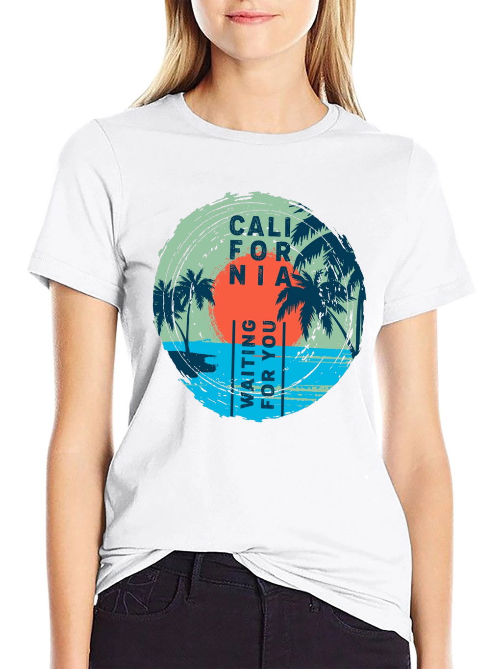 California Palms Black T-Shirt