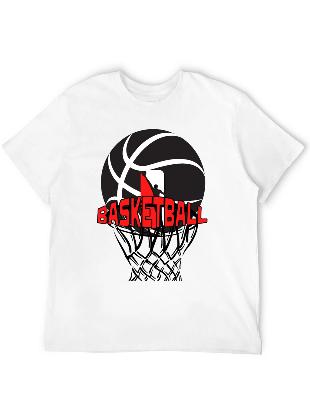 Basketball Graphic T-Shirt - Black