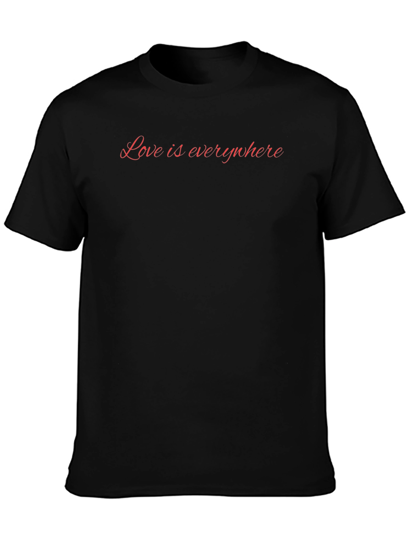 Love is Everywhere Black Tee