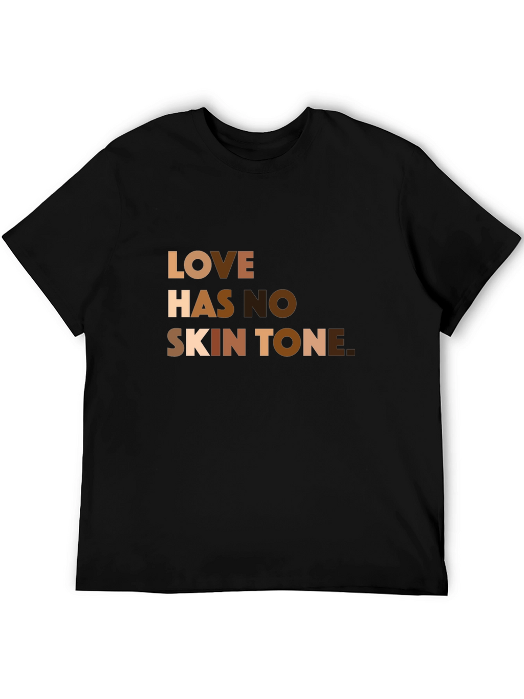 Love Has No Skin Tone Graphic T-Shirt