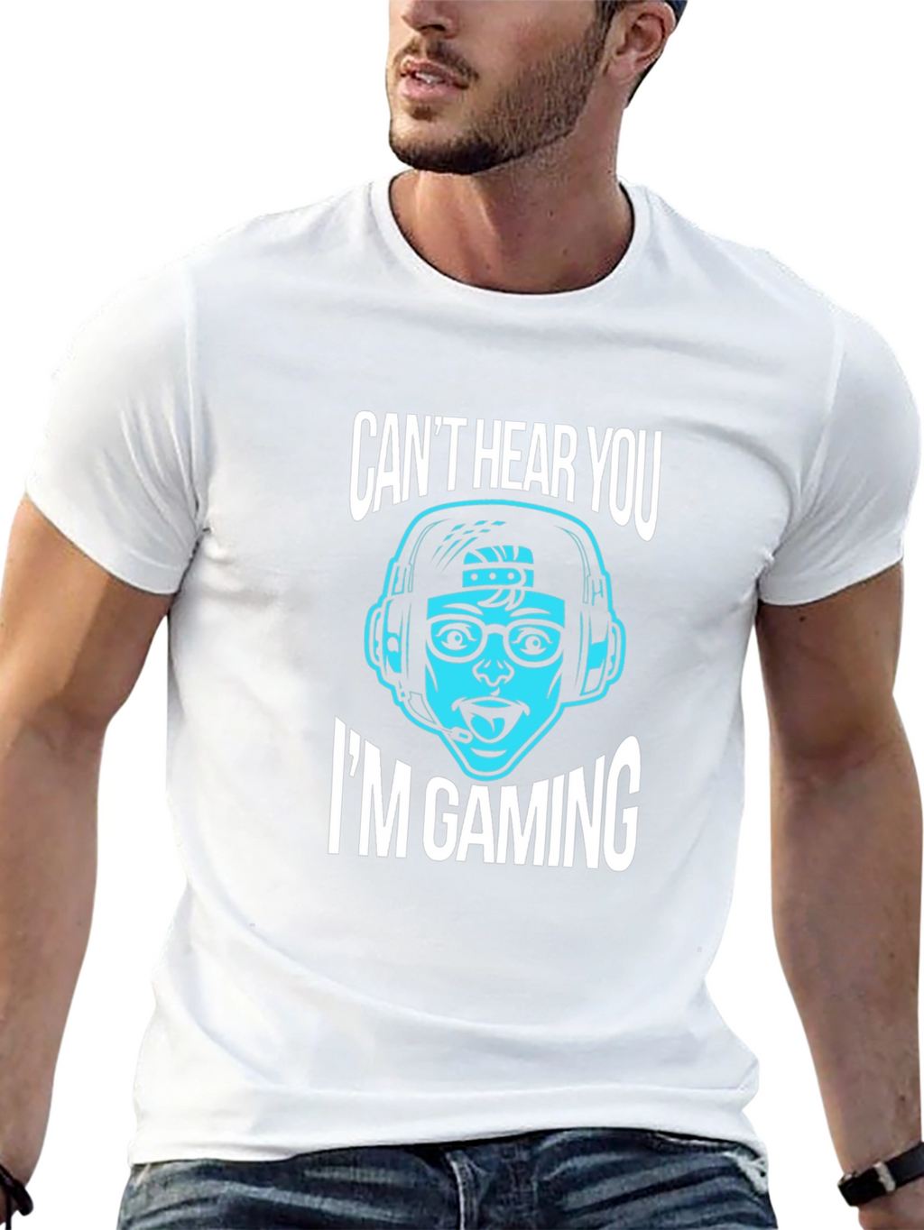 Gamer T-Shirt: Cant Hear You Im Gaming