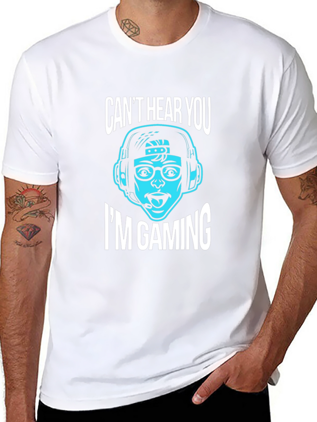 Gamer T-Shirt: Cant Hear You Im Gaming