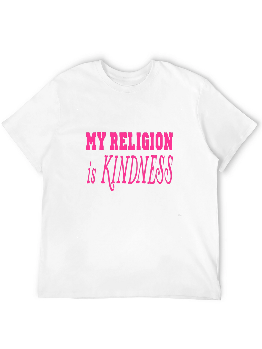 Kindness Religion Graphic Tee - Black
