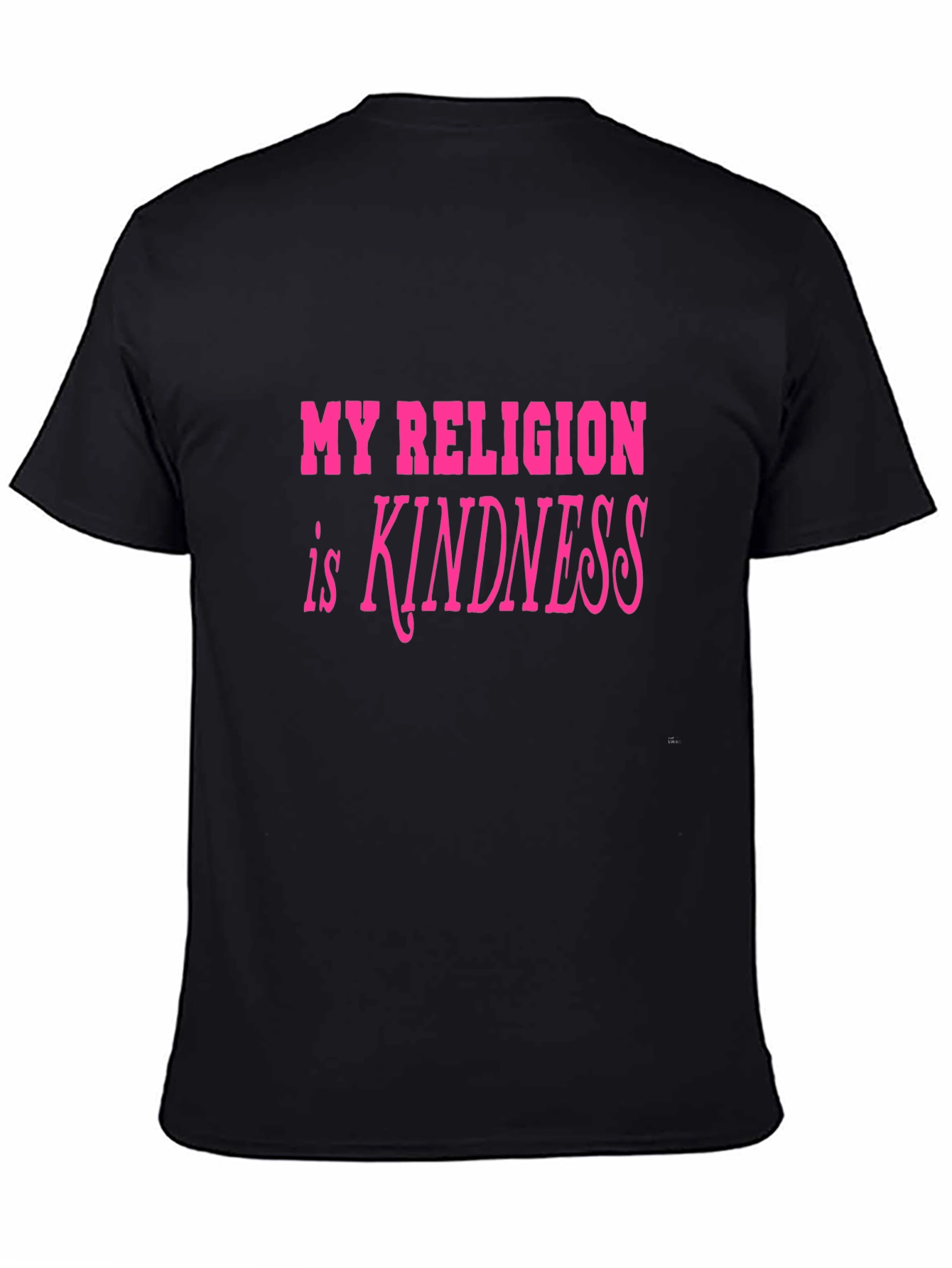 Kindness Religion Graphic Tee - Black