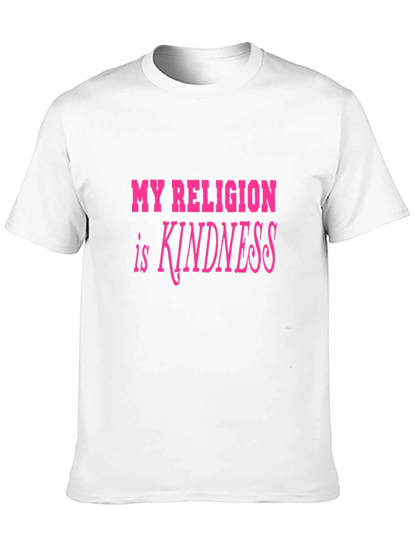 Kindness Religion Graphic Tee - Black