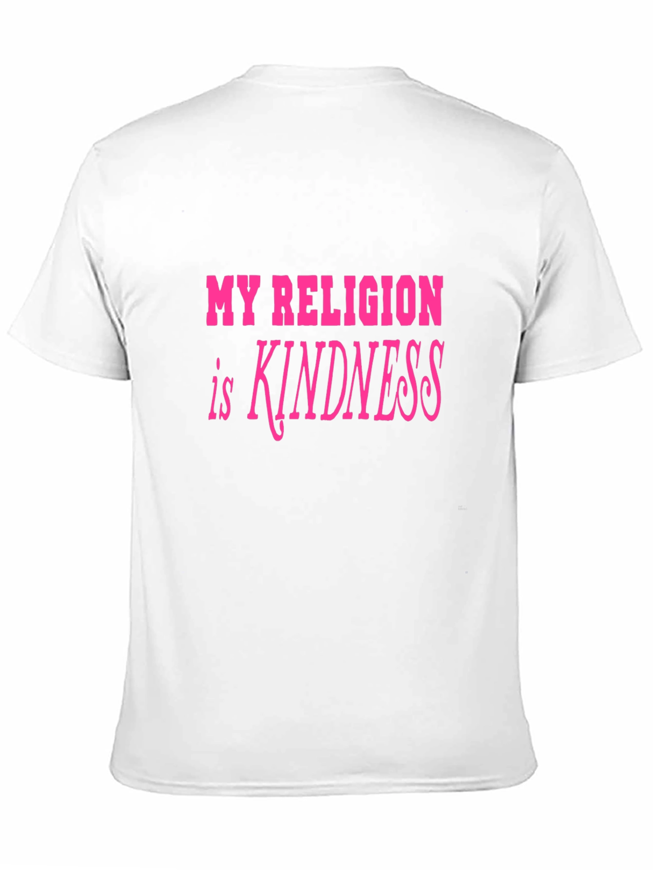Kindness Religion Graphic Tee - Black