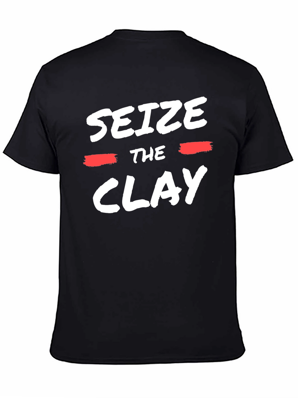 Seize The Clay Graphic Tee - Black Cotton T-Shirt