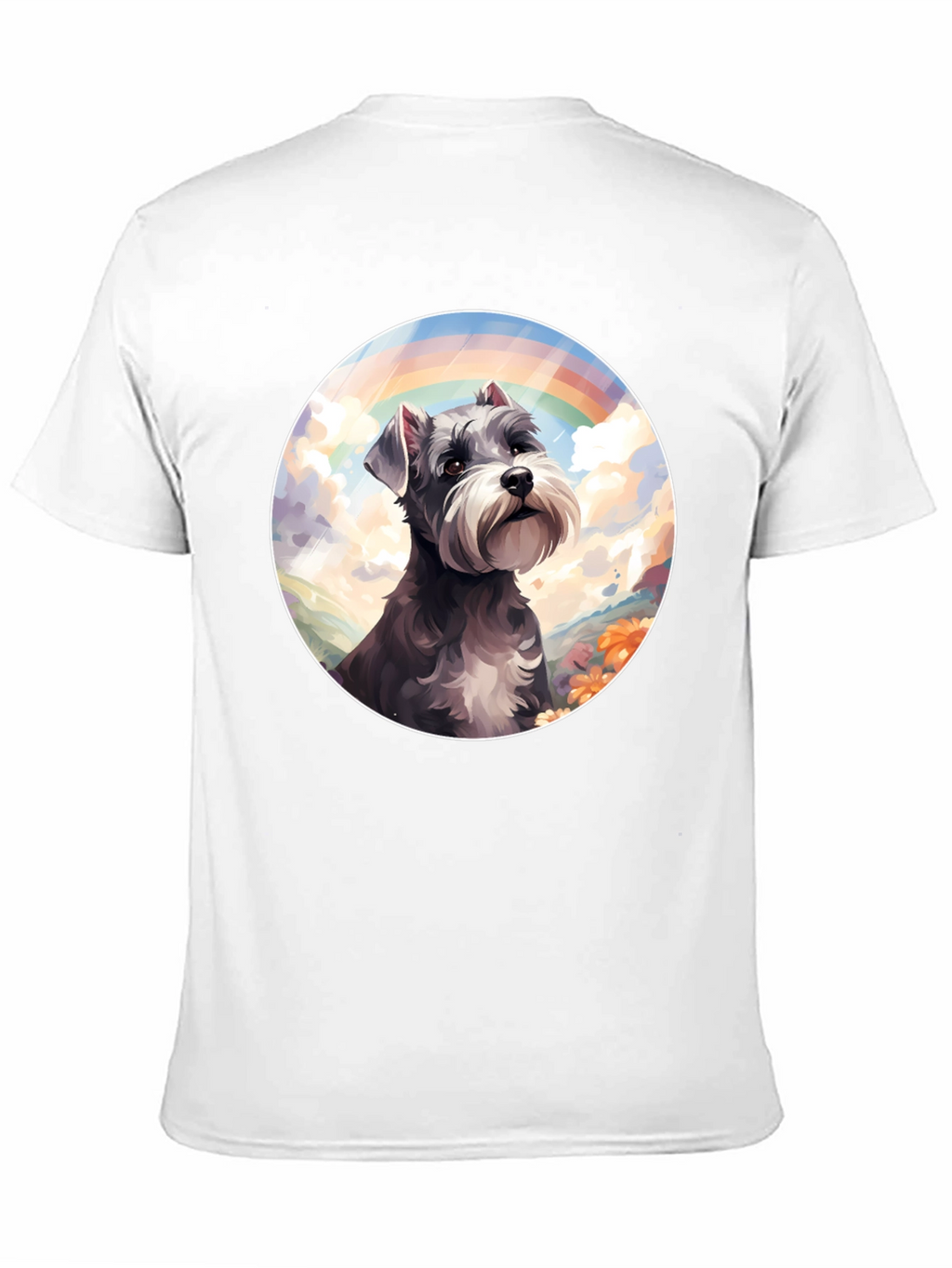 Rainbow Schnauzer Graphic Tee