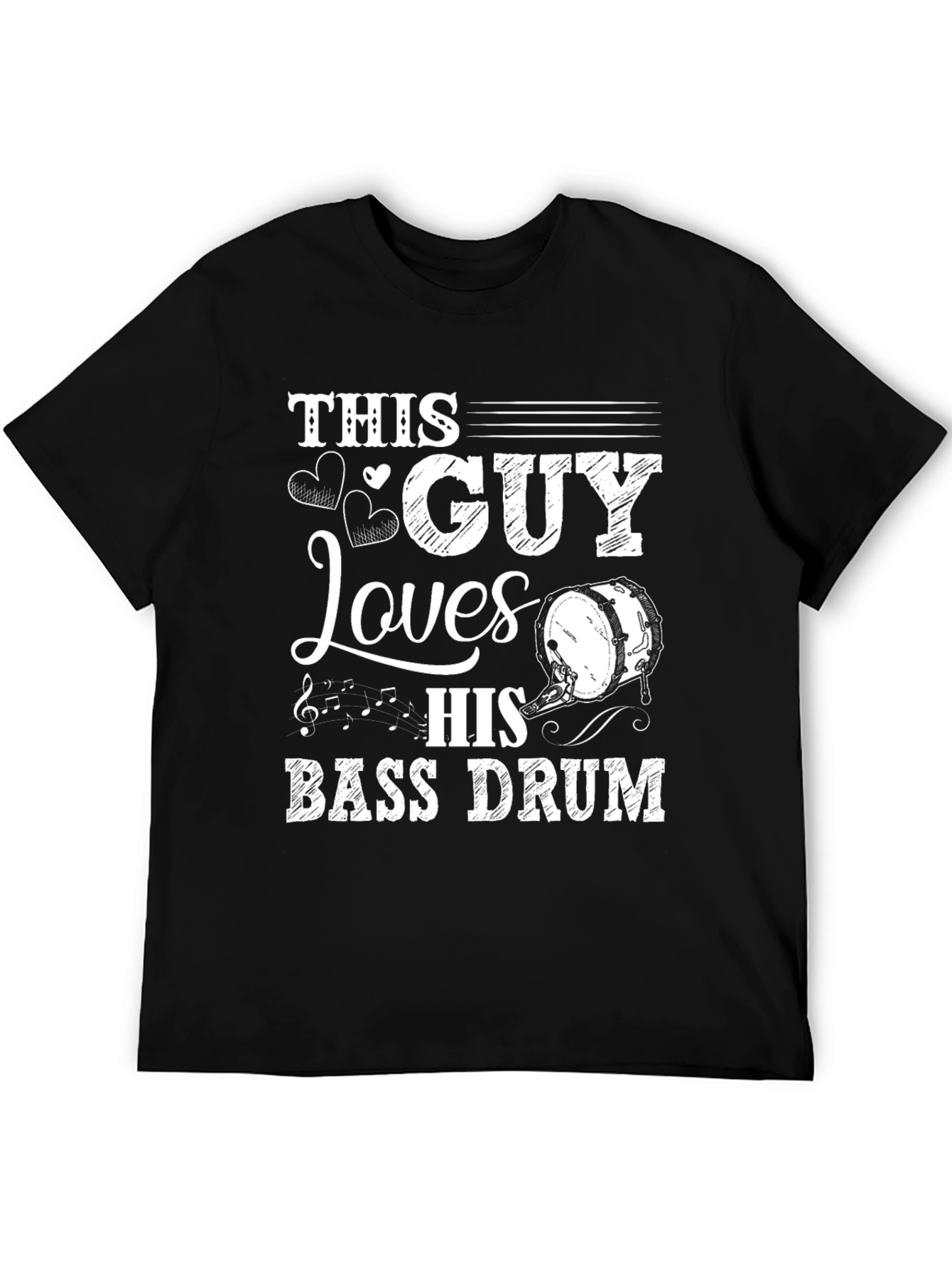Bass Drum Lover T-Shirt - This Guy Loves His Bass Drum
