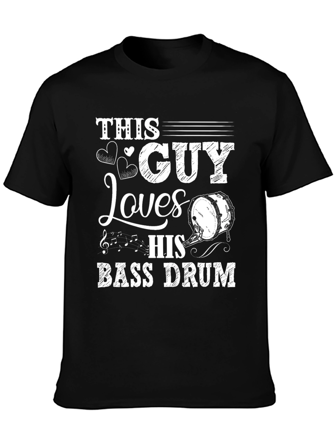 Bass Drum Lover T-Shirt - This Guy Loves His Bass Drum