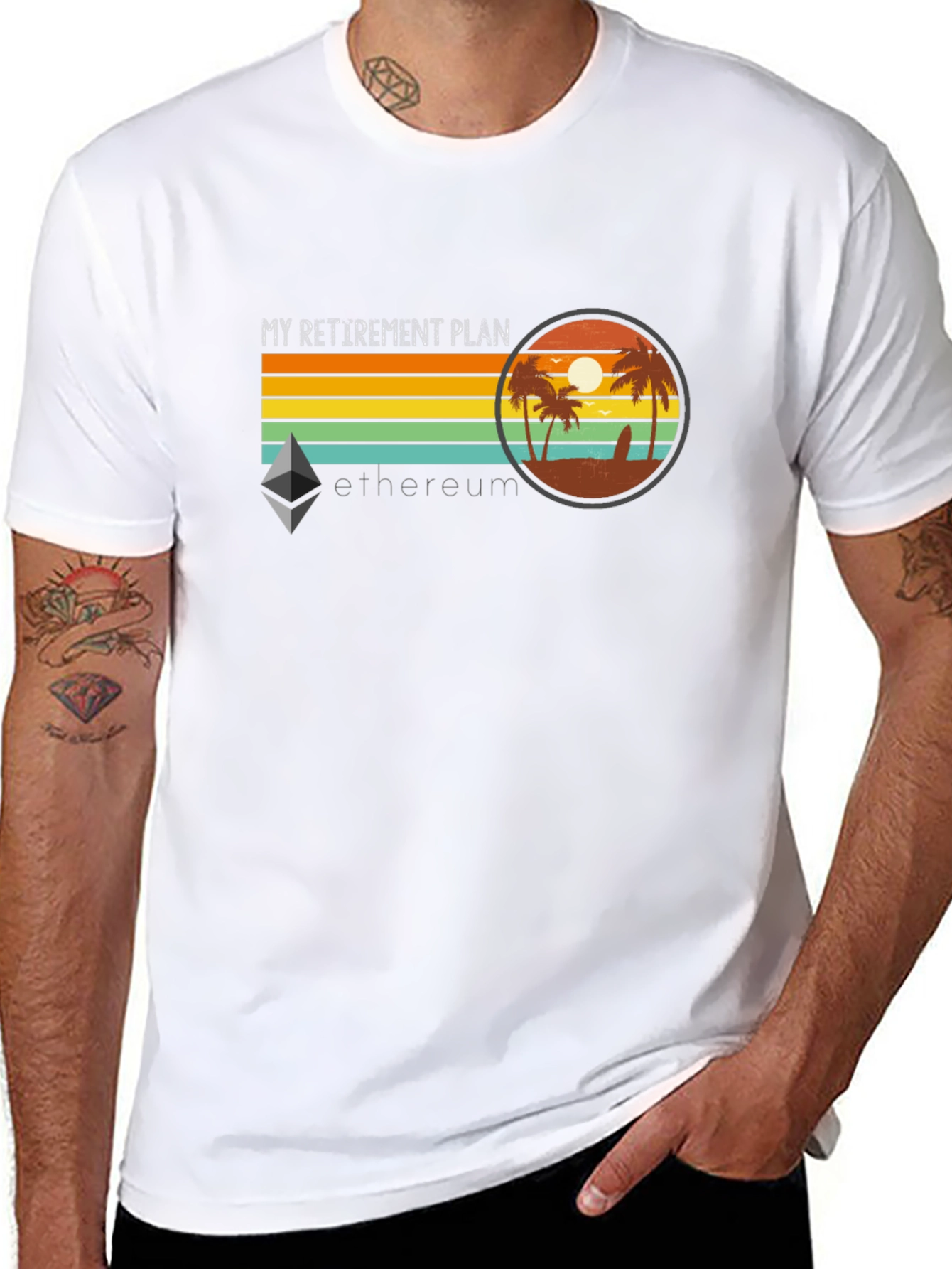 Ethereum Retirement Plan Black T-Shirt