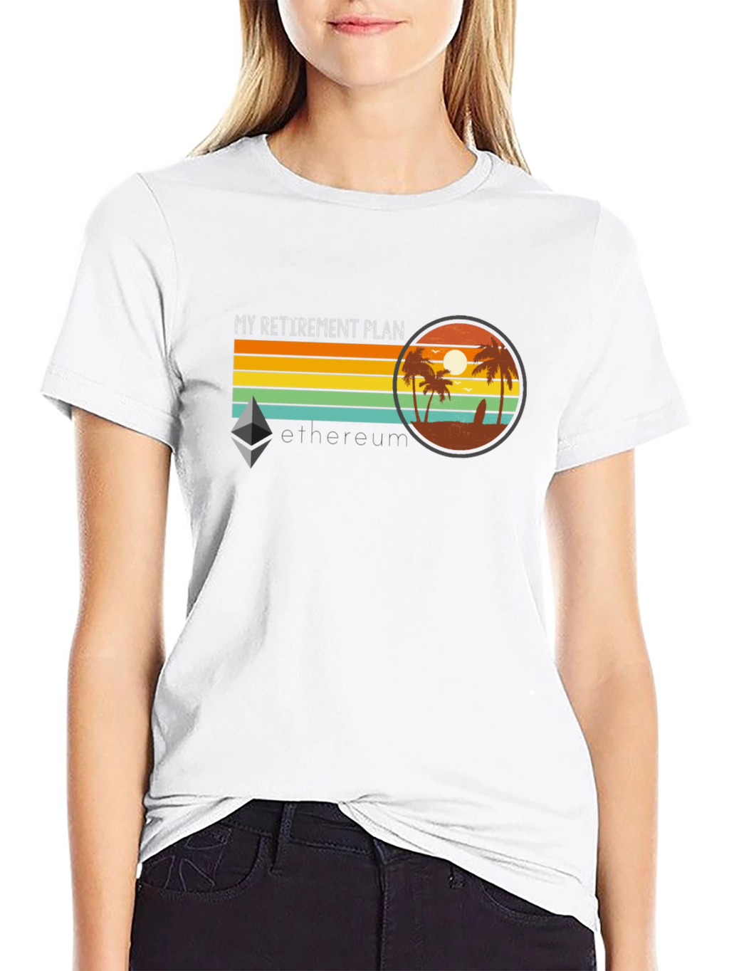Ethereum Retirement Plan Black T-Shirt