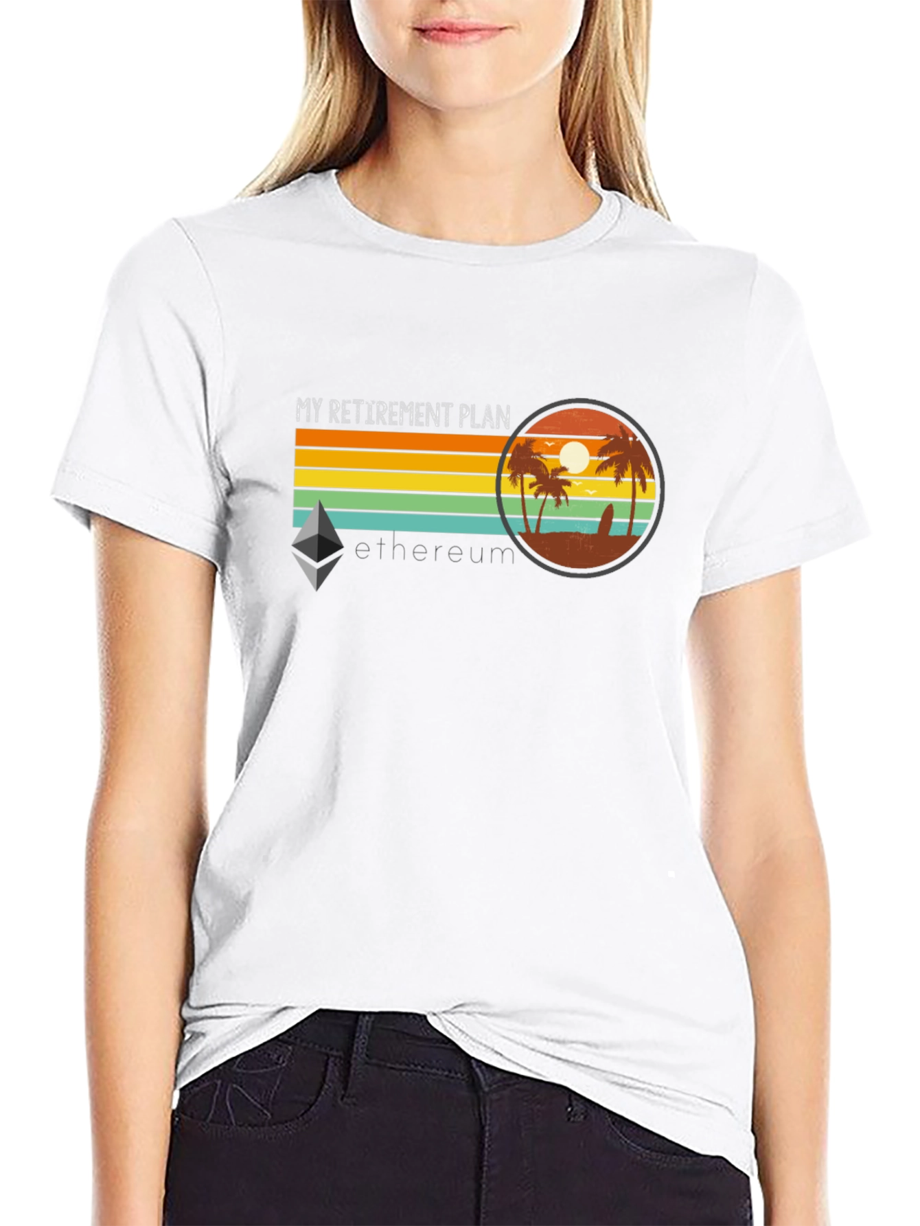 Ethereum Retirement Plan Black T-Shirt