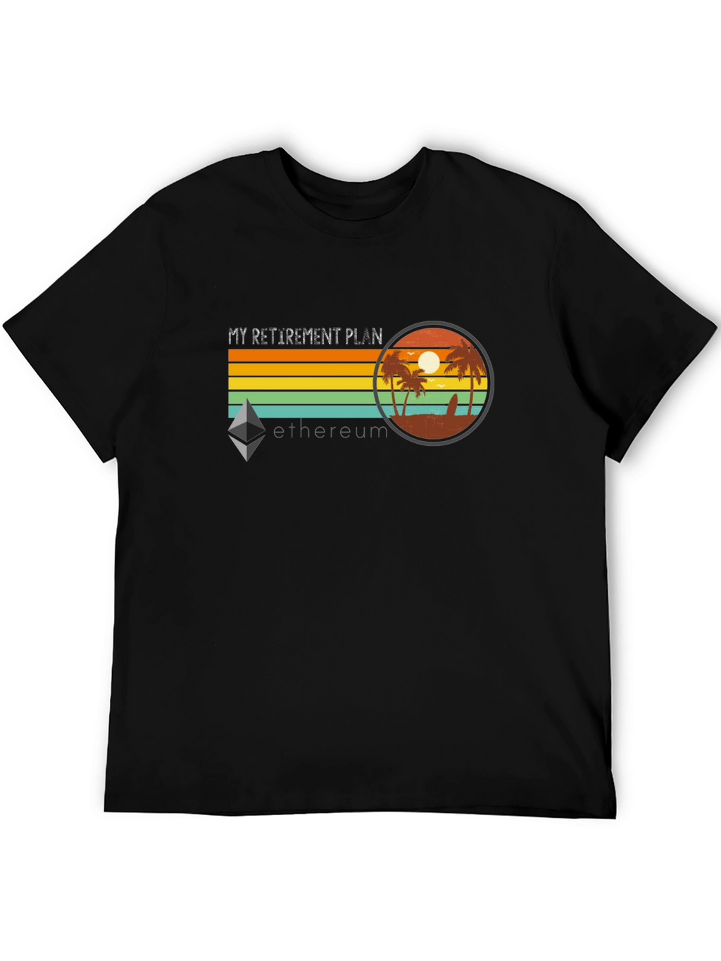 Ethereum Retirement Plan Black T-Shirt