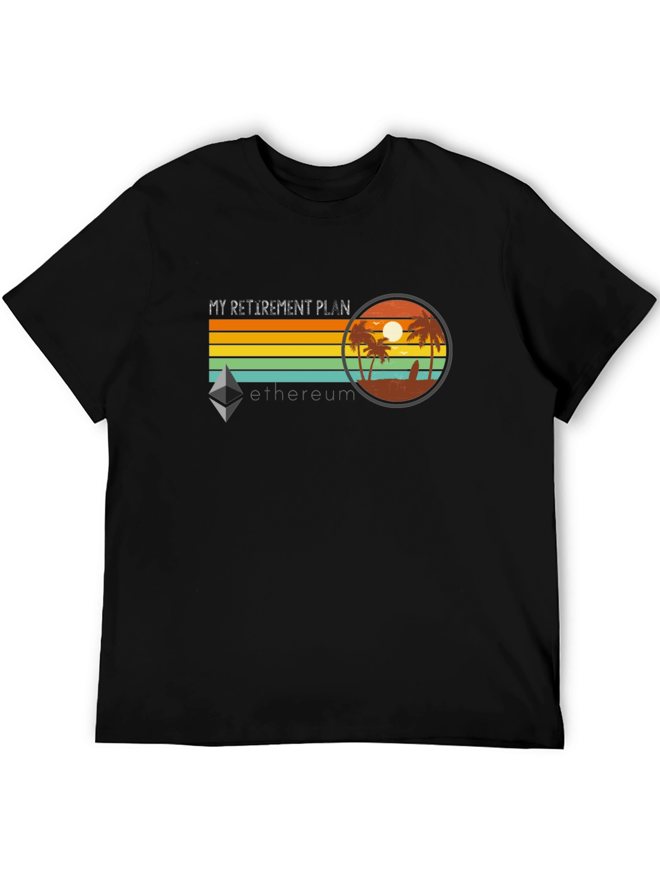 Ethereum Retirement Plan Black T-Shirt