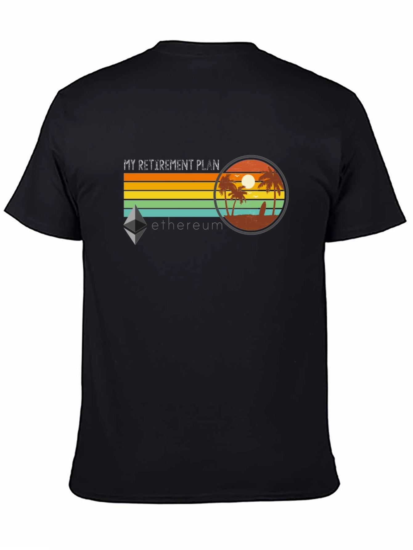Ethereum Retirement Plan Black T-Shirt