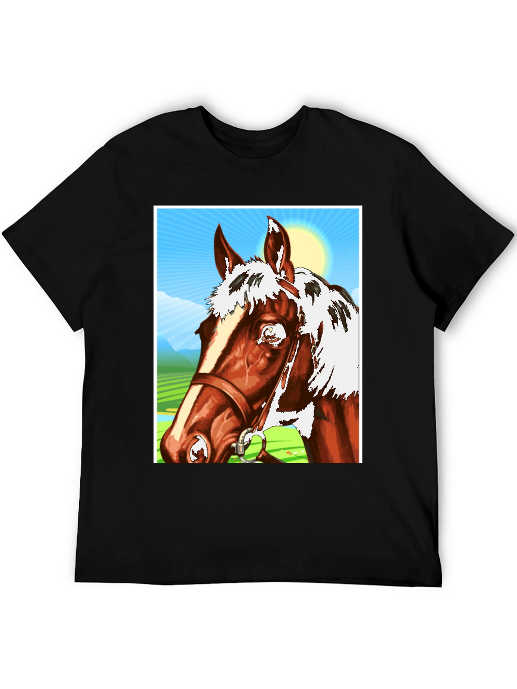 Horse Graphic T-Shirt - Equestrian Style