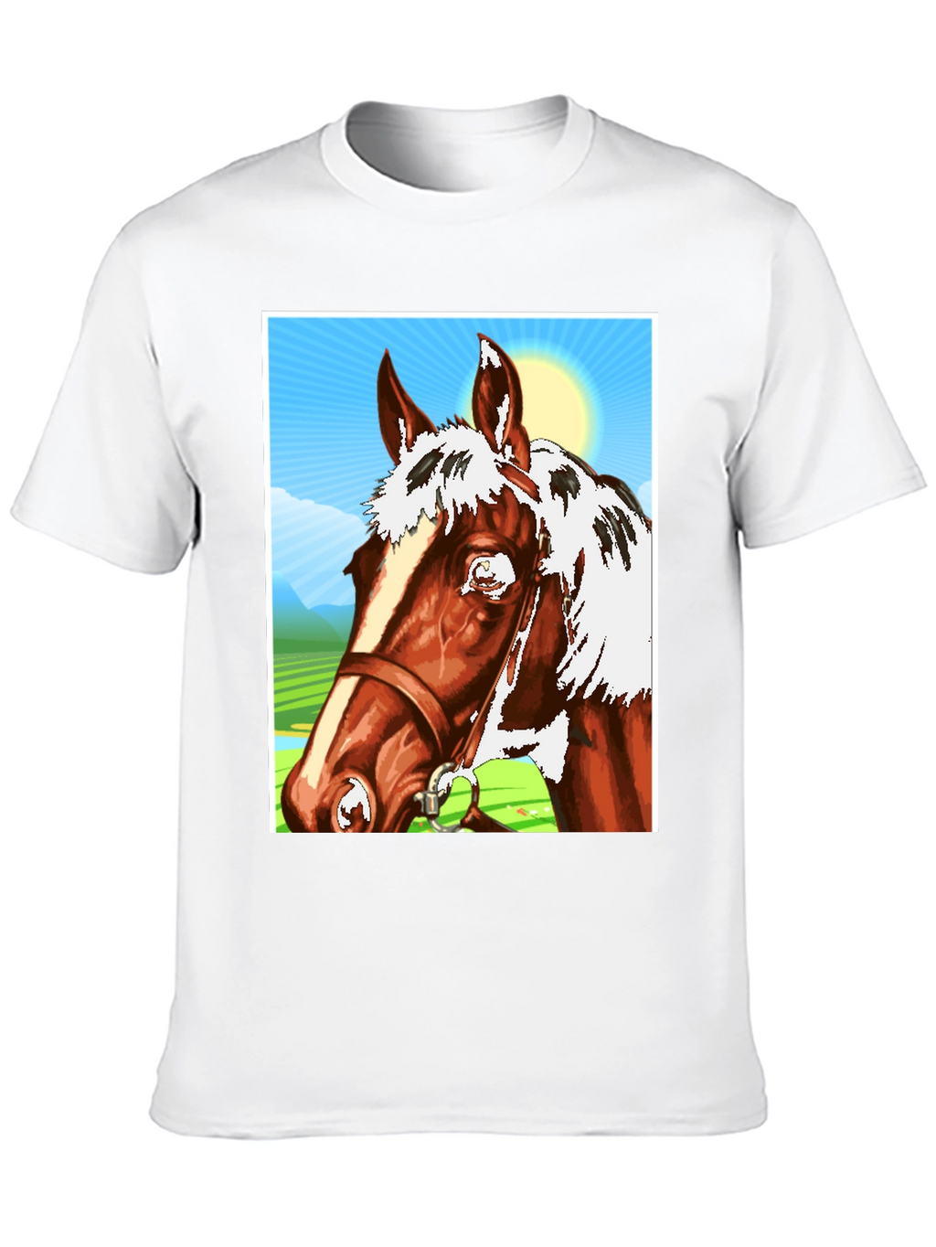 Horse Graphic T-Shirt - Equestrian Style
