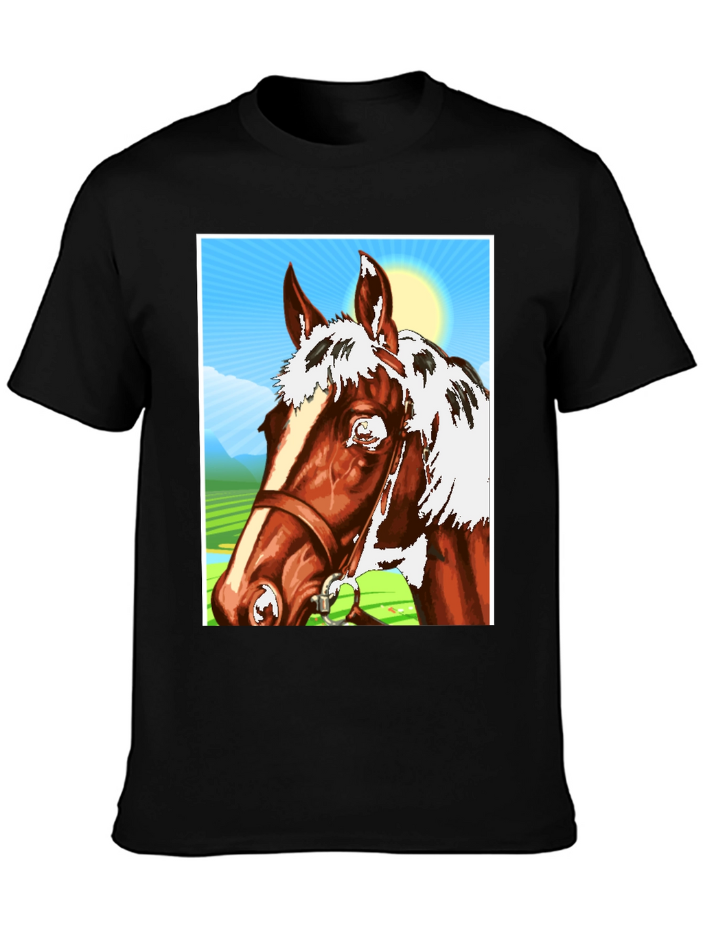 Horse Graphic T-Shirt - Equestrian Style