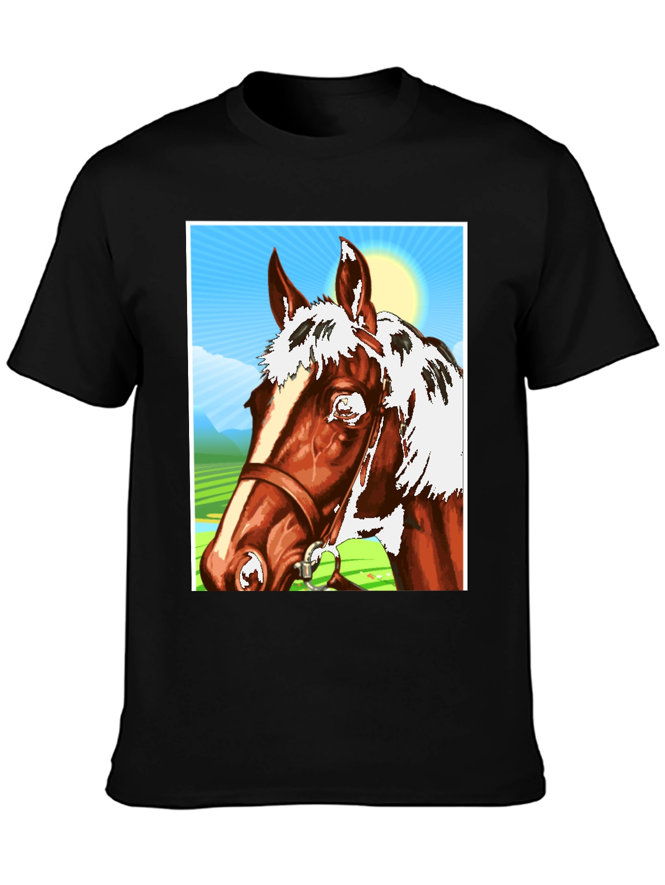 Horse Graphic T-Shirt - Equestrian Style