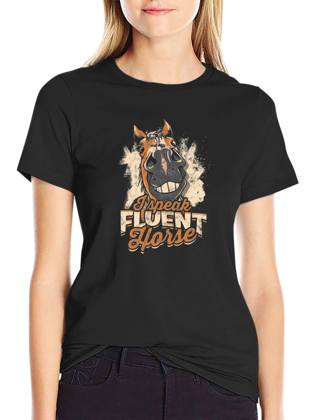 Funny Horse T-Shirt - I Speak Fluent Horse Tee