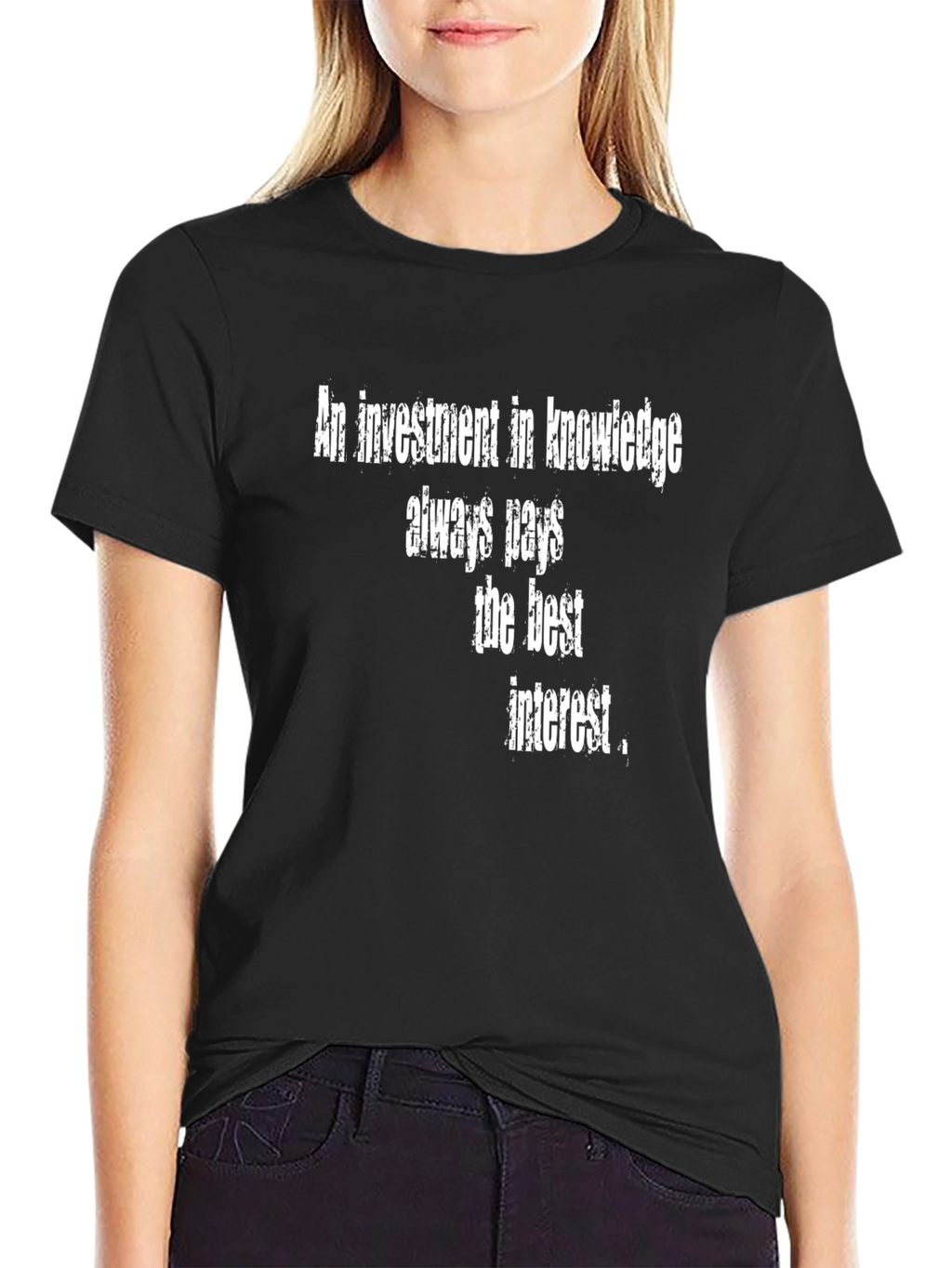 Knowledge Investment T-Shirt - Pays the Best Interest!
