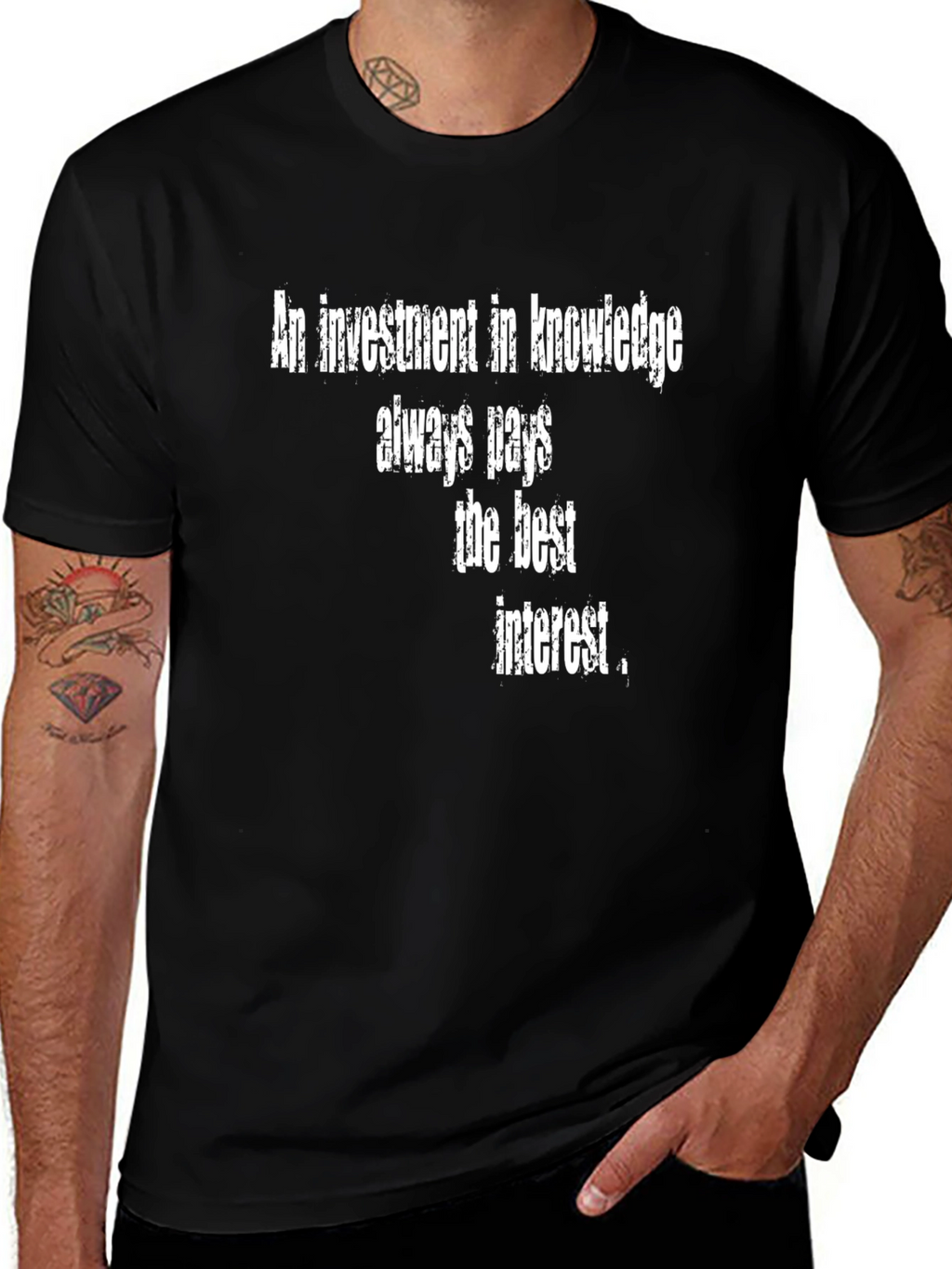 Knowledge Investment T-Shirt - Pays the Best Interest!
