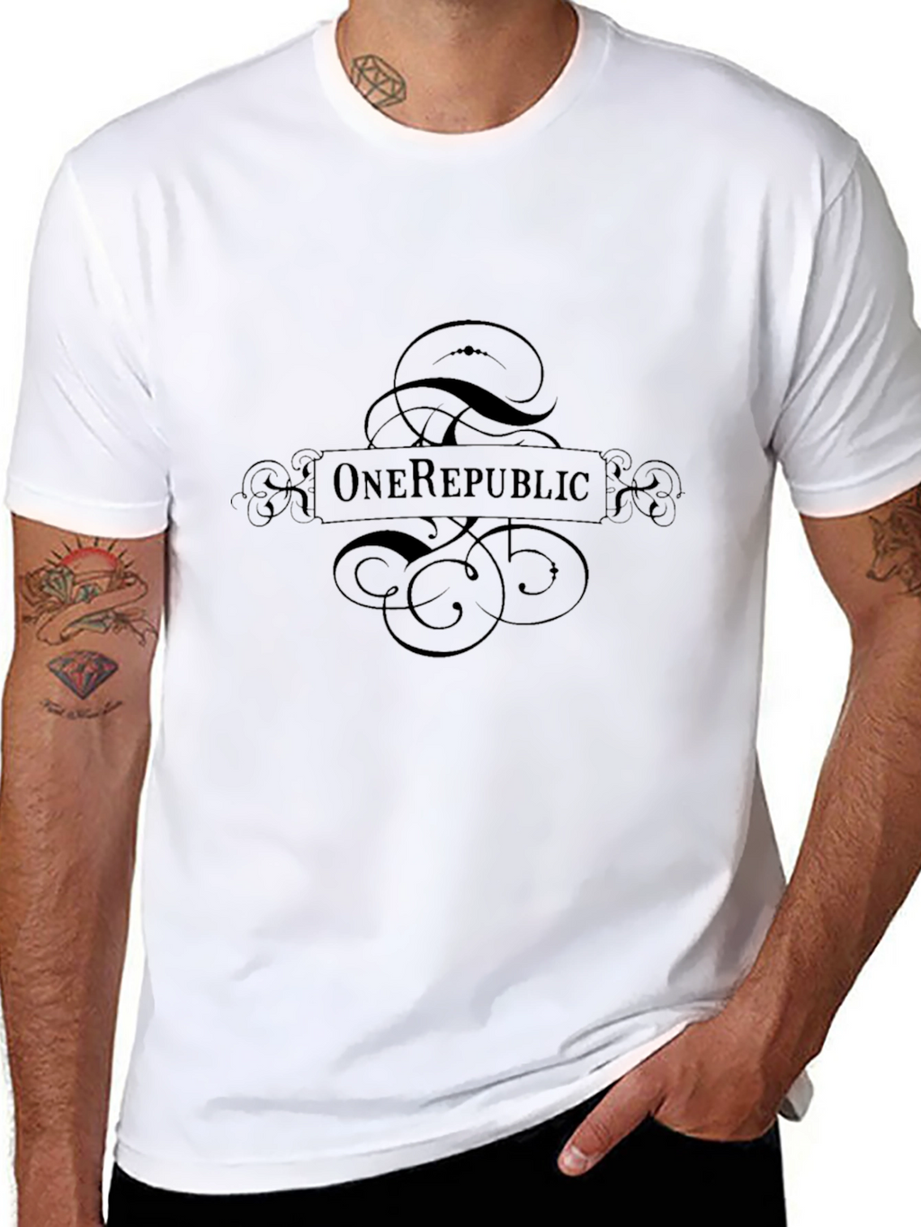 OneRepublic Graphic Tee - Mens Black T-Shirt
